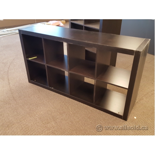 IKEA Kallax Black 8 Compartment Bookcase Shelf Allsold.ca Buy